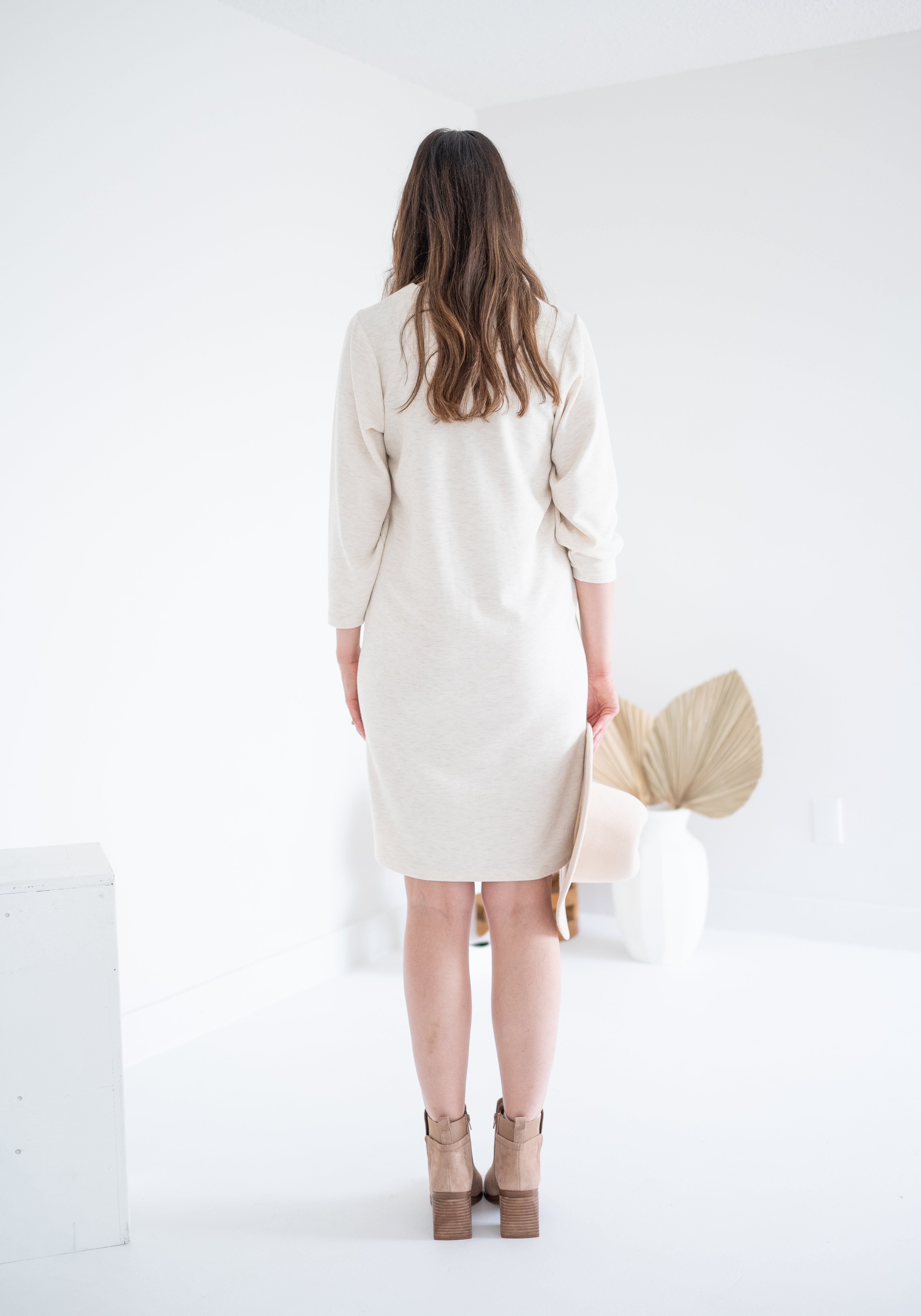 back view of ang hill ally sweater dress