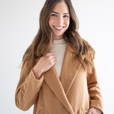 The Bee Camel Wool Coat