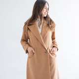 camel wool coat for women 