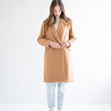 The Bee Camel Wool Coat