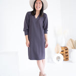 grey sweater dress for women