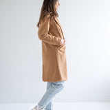 The Bee Camel Wool Coat